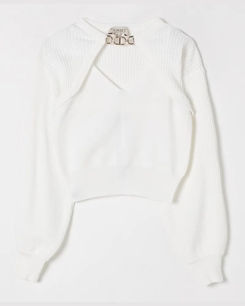 Twin-Set Pullover kinder Weiß