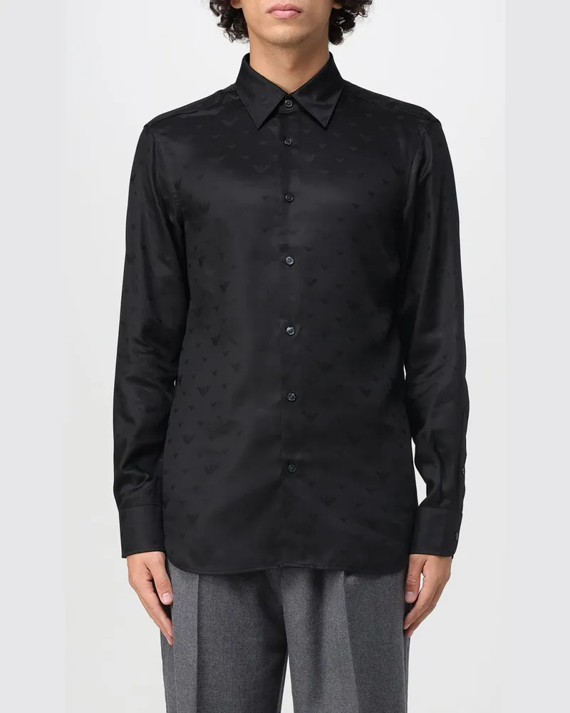 Emporio Armani Hemd herren Schwarz
