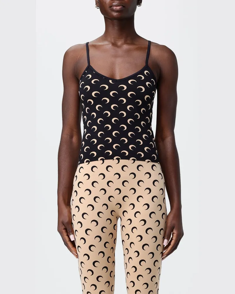 Marine Serre Top damen Schwarz