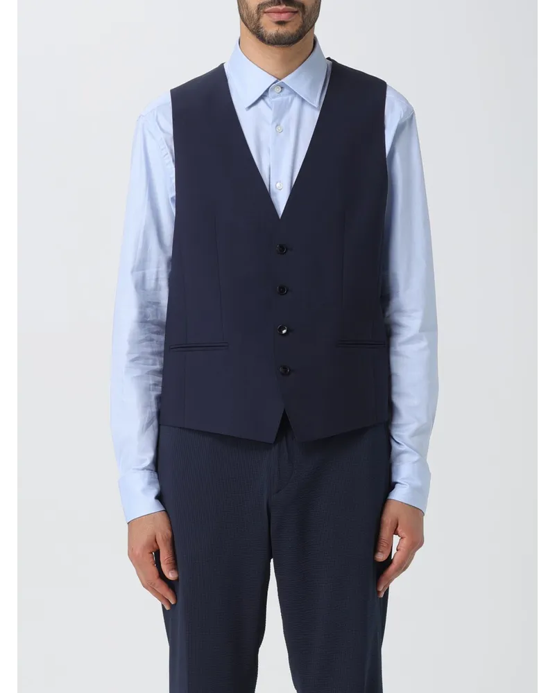 HUGO BOSS Weste herren Blau
