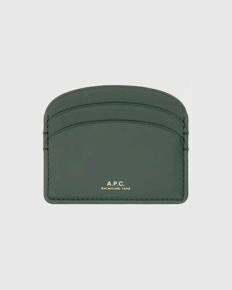 A.P.C. Geldbeutel damen Flaschengrün