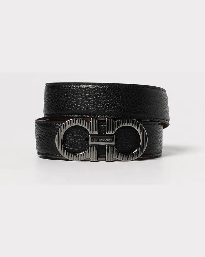 Ferragamo Grtel herren Schwarz