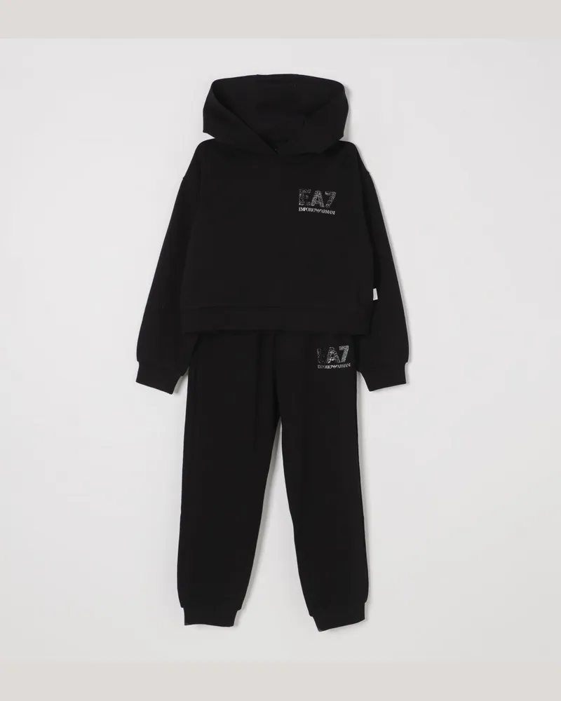 EA7 Anzug kinder Schwarz