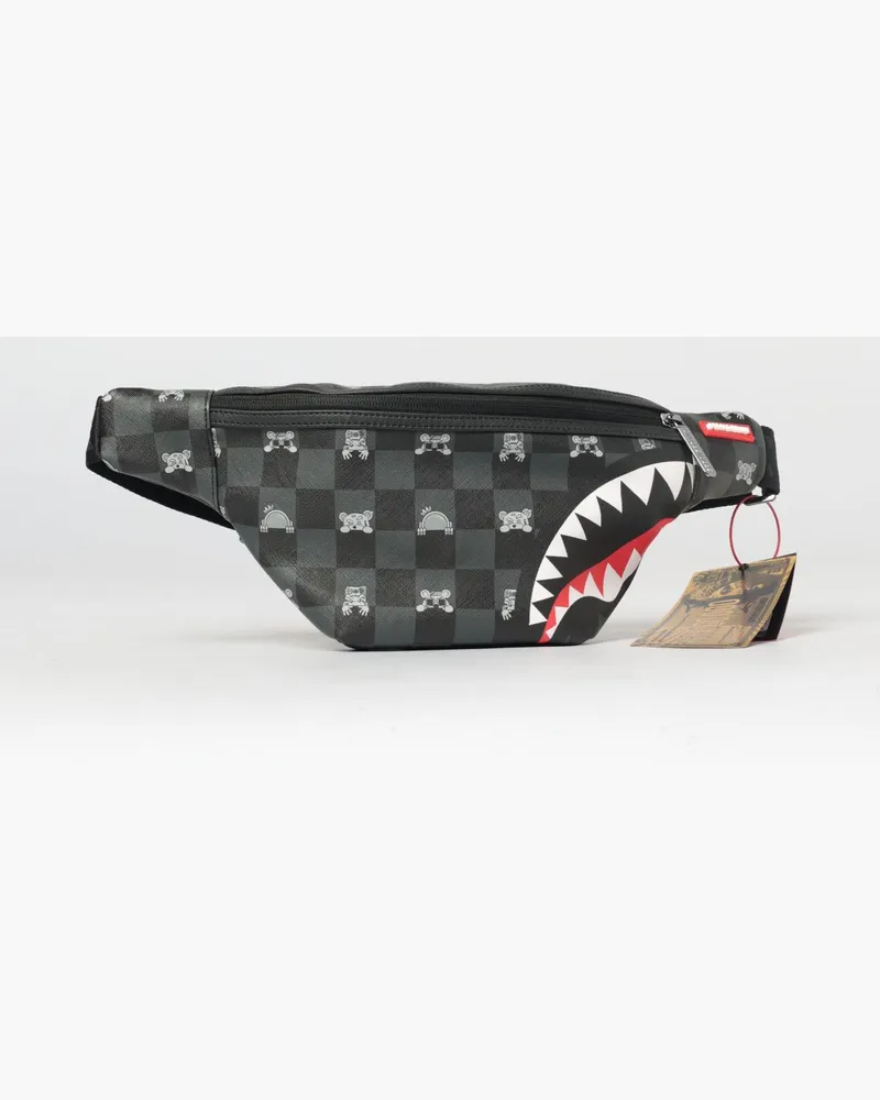 Sprayground Gürteltasche aus karierter Saffiano-Baumwolle Bunt