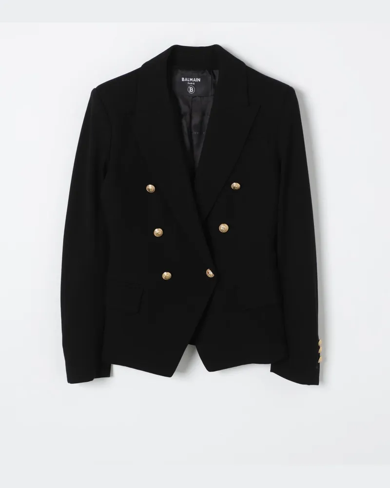 Balmain Jacke kinder Schwarz