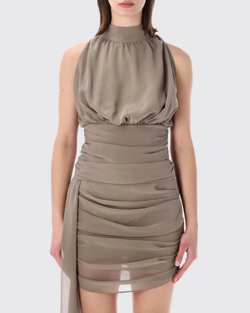 ROTATE Birger Christensen Top damen Taubengrau