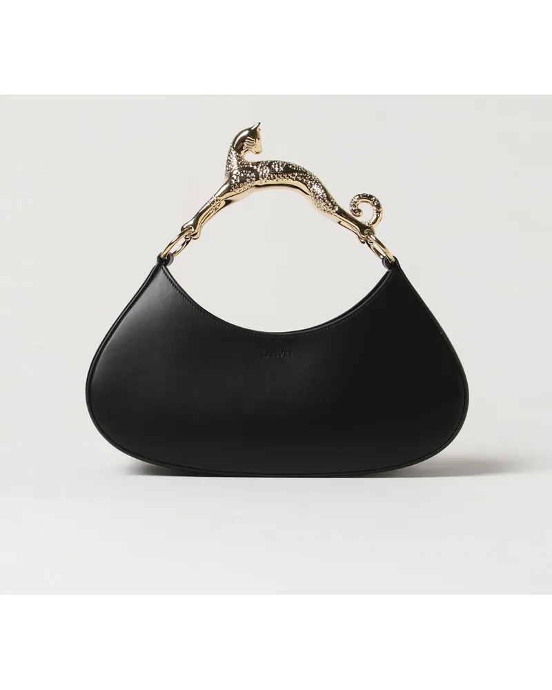 Lanvin Schultertasche Schwarz