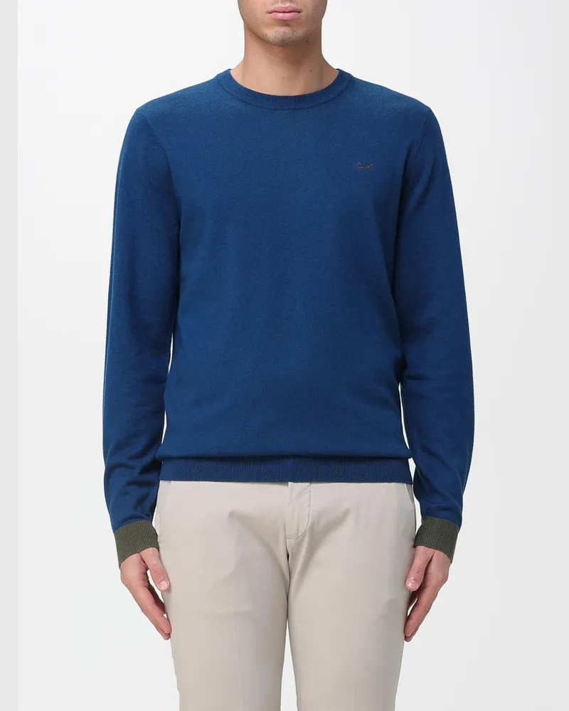 Sun68 Sweatshirt herren Petroleum