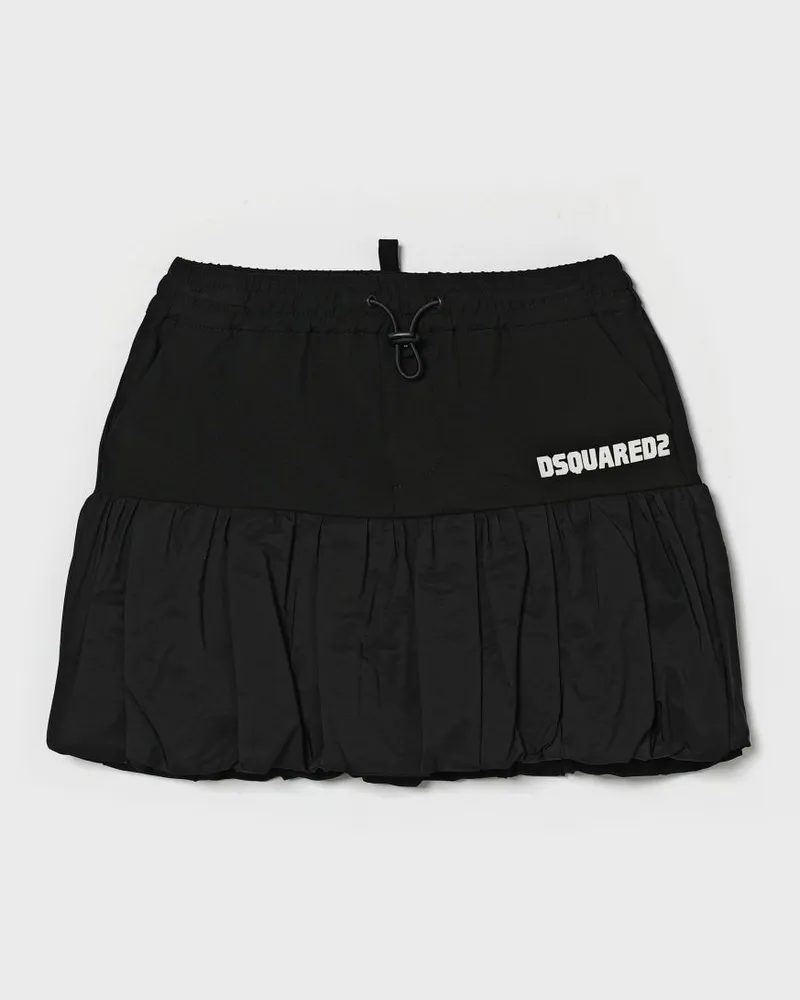 Dsquared2 Mini-Rock aus technischem Stoff Schwarz
