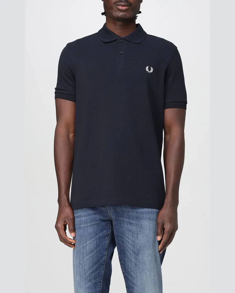 Fred Perry Polohemd aus Baumwolle Blau