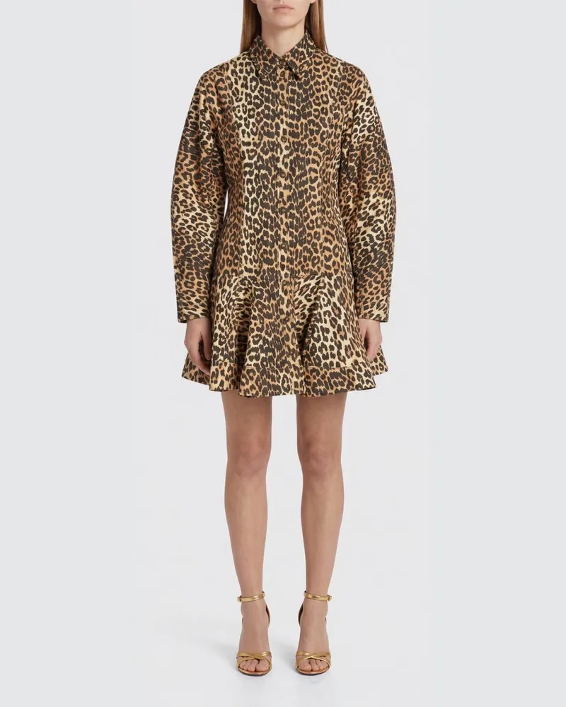 Ganni Kleid damen Braun