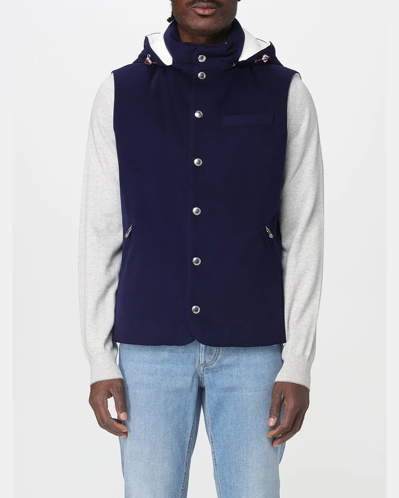 Brunello Cucinelli Jacke herren Blau