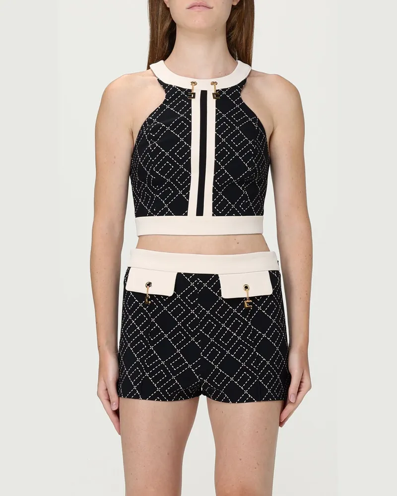 Elisabetta Franchi Top damen Schwarz