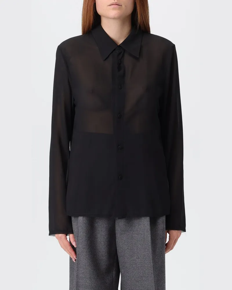 Maison Margiela Hemdbluse damen Schwarz
