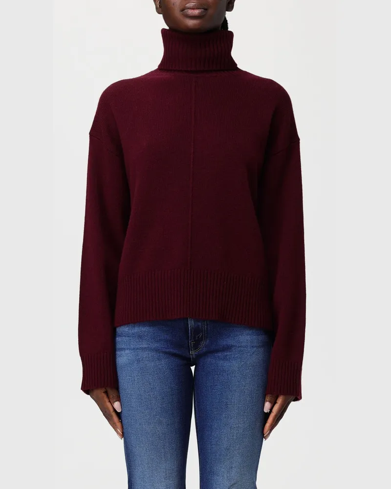 ALLUDE Sweatshirt damen Burgunderrot