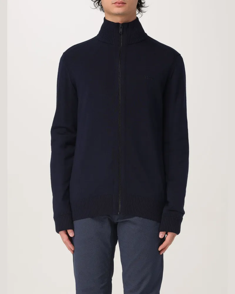 HUGO BOSS Pullover herren Blau