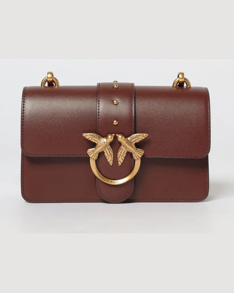 Pinko Schultertasche damen Burgunderrot