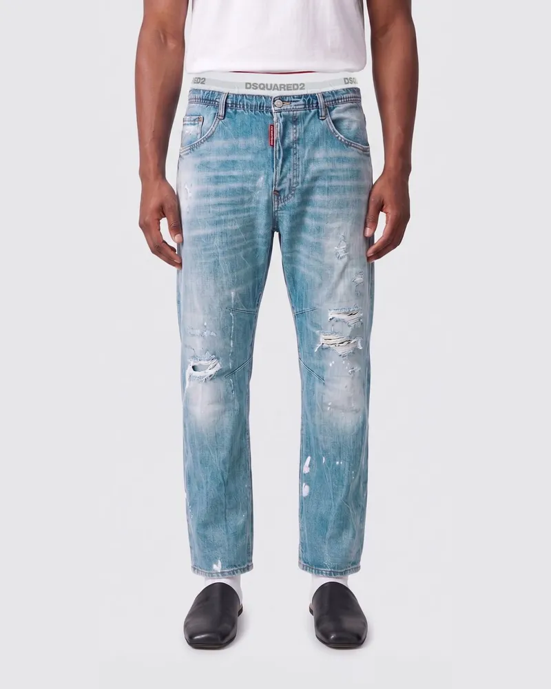 Dsquared2 Slim Fit Jeans aus Denim Navy