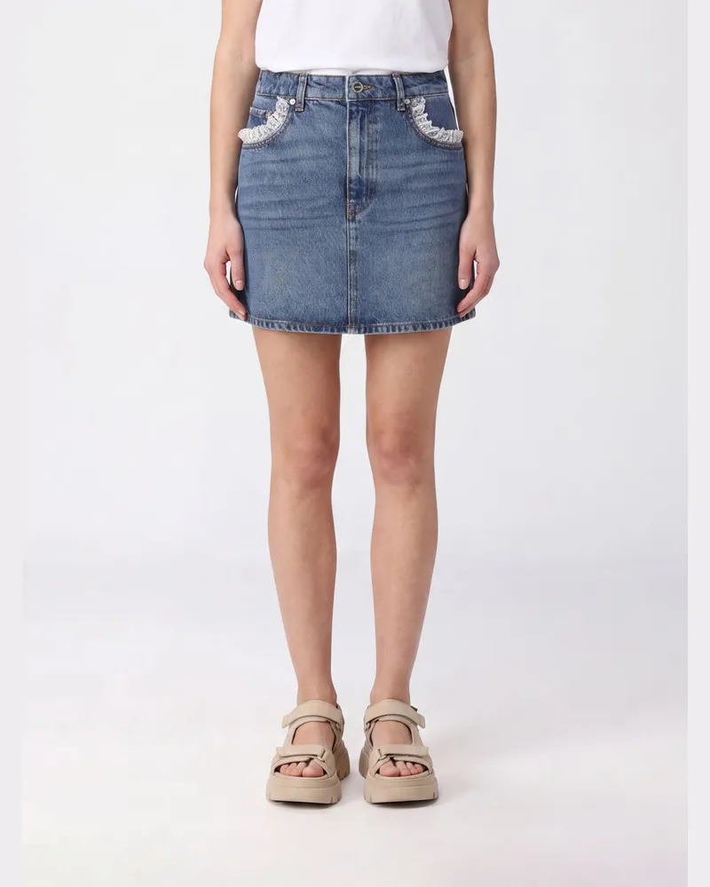 Ganni Rock damen Blau