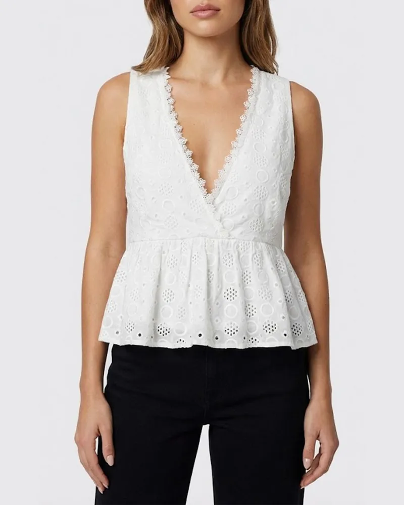 Pinko Top damen Weiß