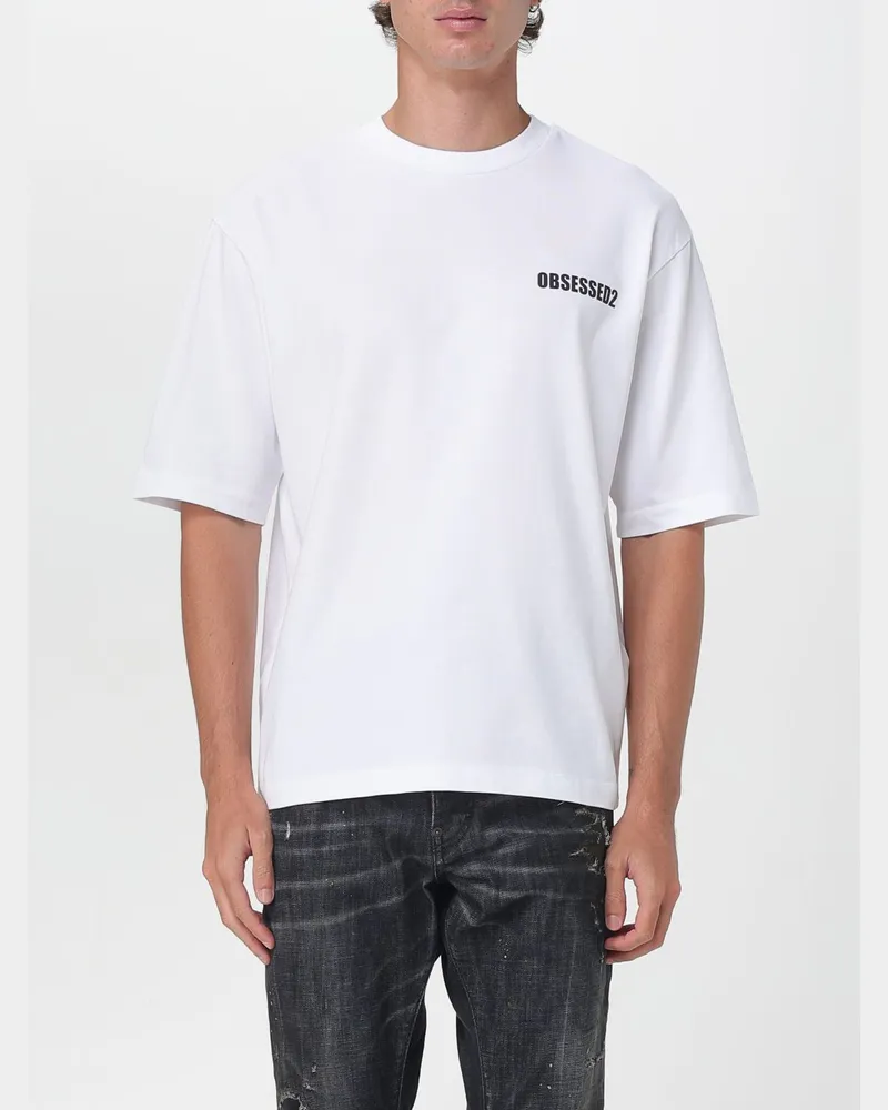 Dsquared2 T-shirt herren Weiss