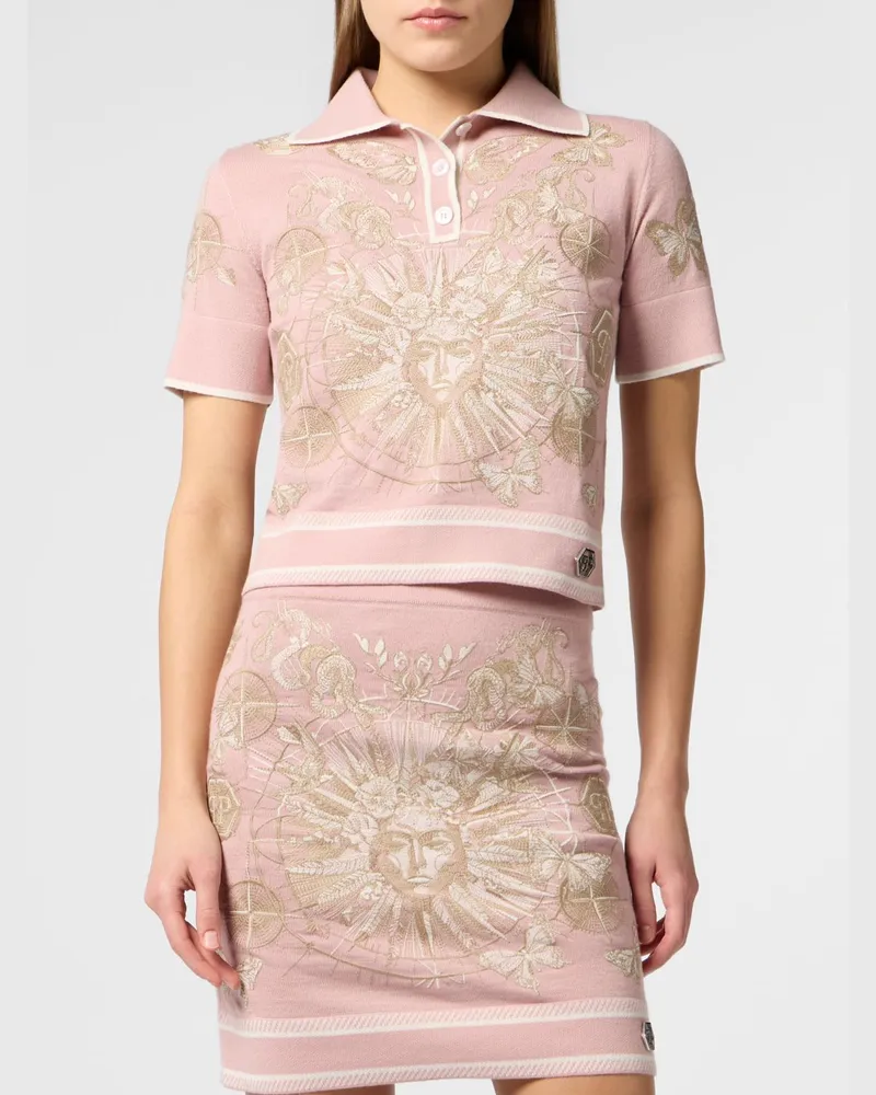 Philipp Plein Polo damen Fuchsia