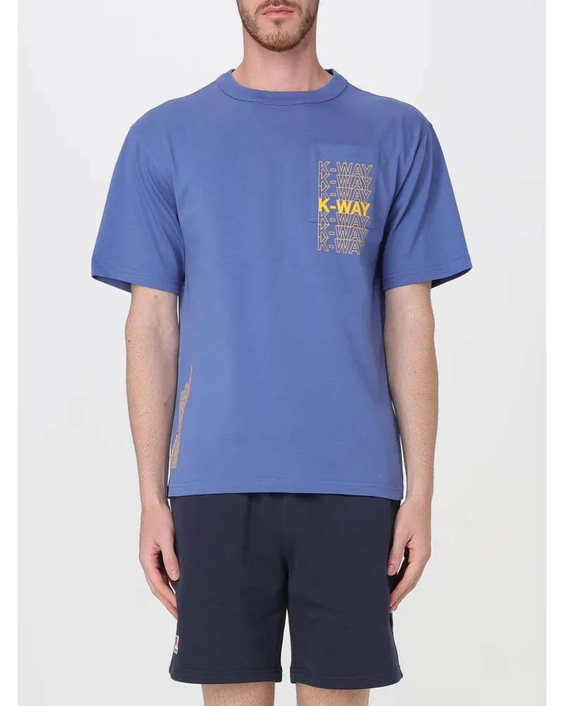 K-Way T-shirt Blau