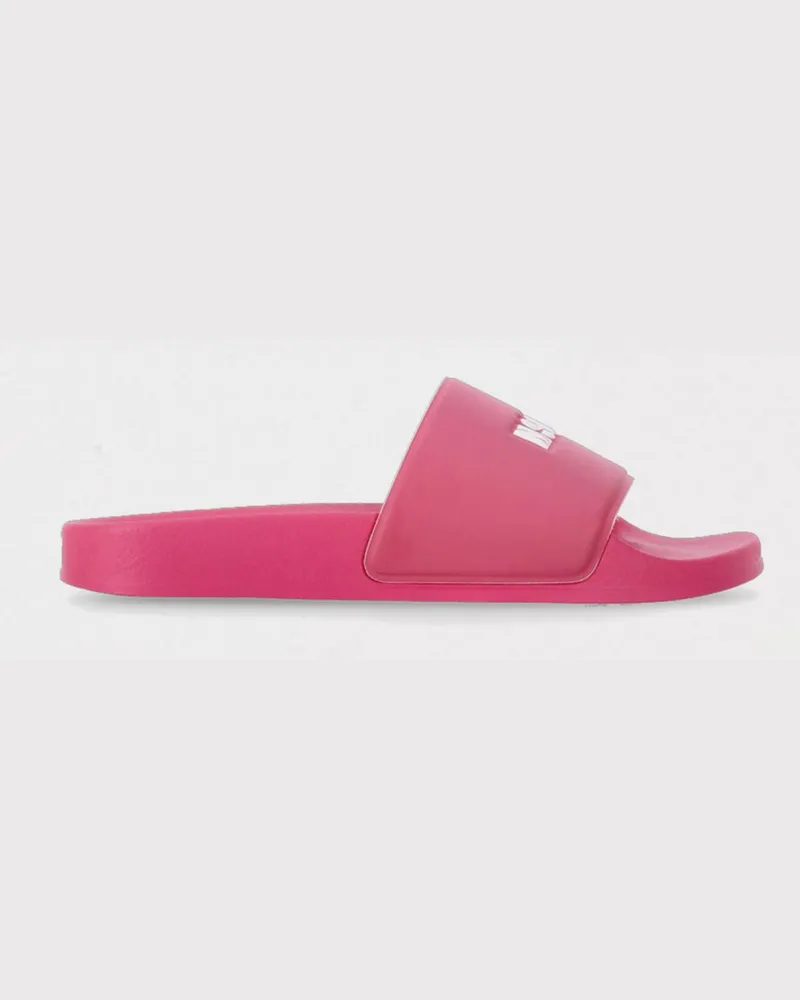 MSGM Flache sandalen damen Fuchsia