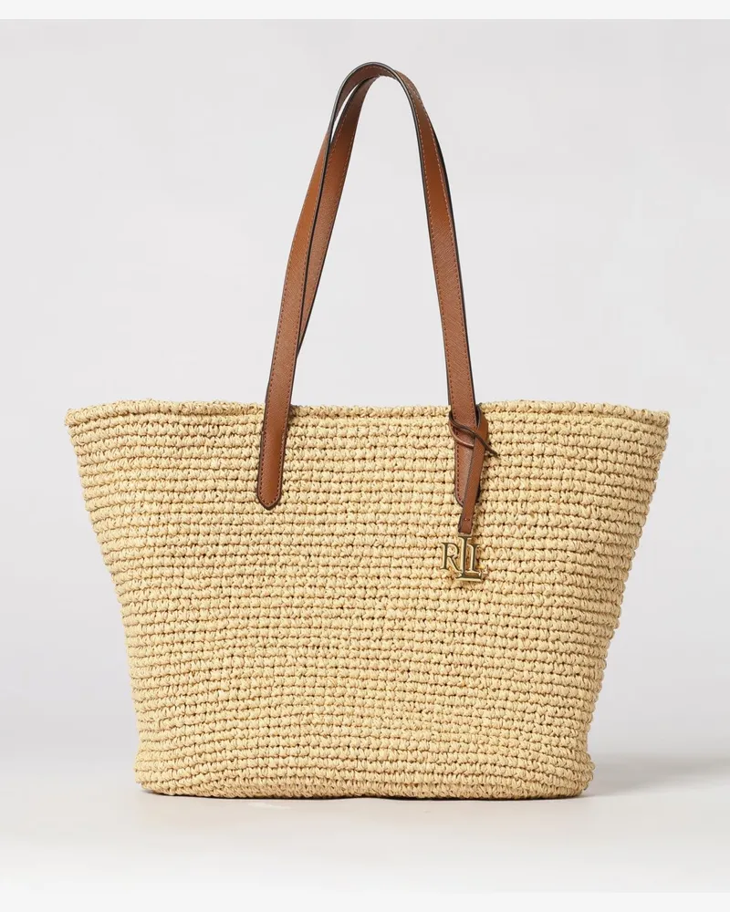Ralph Lauren Lainey Basttasche Natural