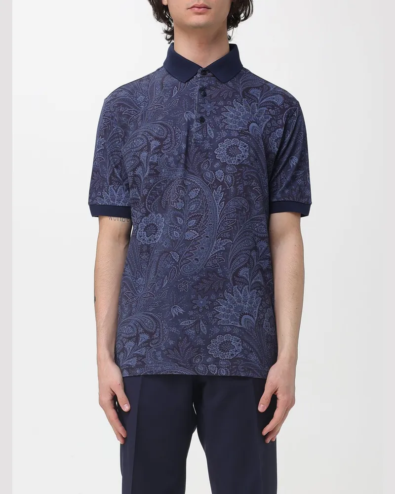 Etro Polo herren Blau