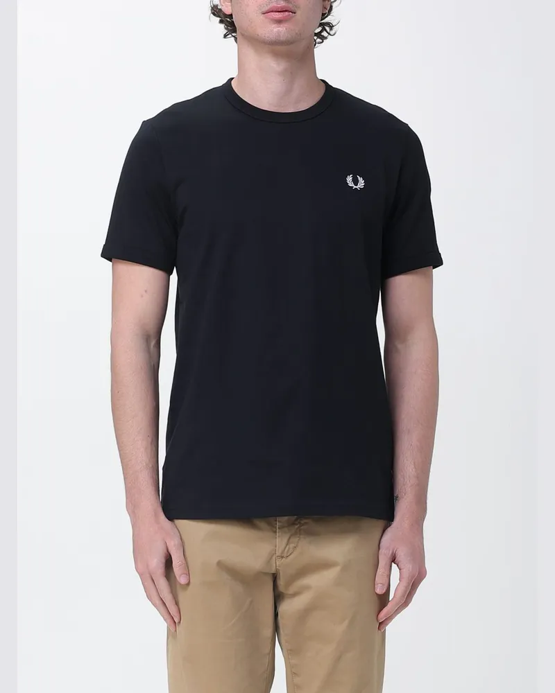 Fred Perry T-shirt herren Schwarz