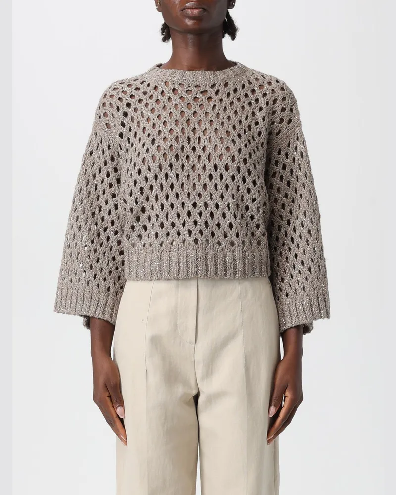 Brunello Cucinelli Hose damen Beige
