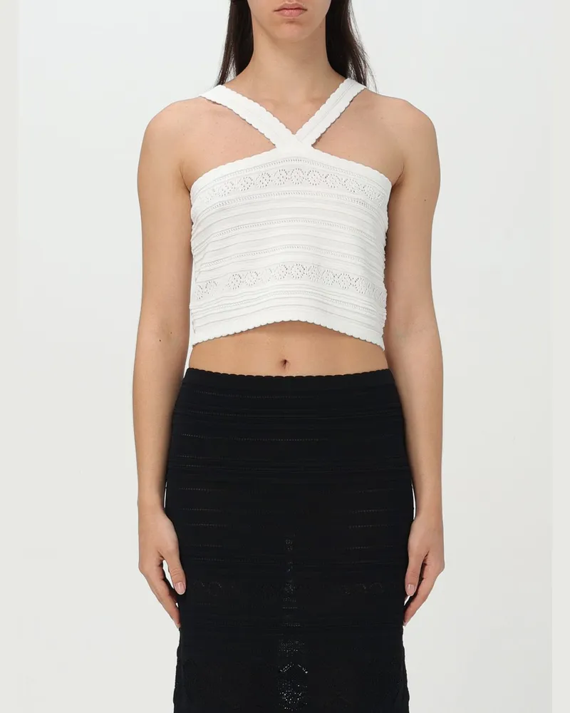 Twin-Set Top damen Weiß