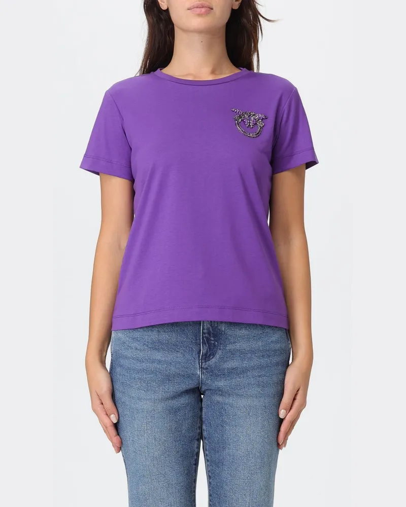 Pinko T-shirt damen Violett