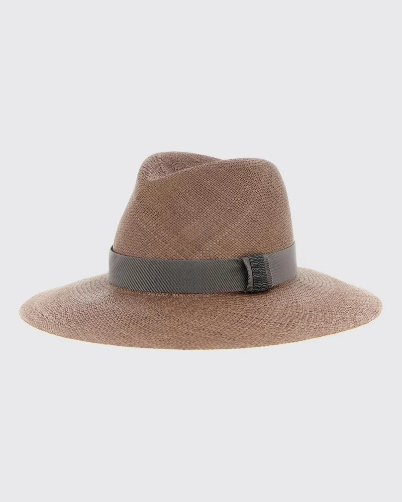 Brunello Cucinelli Hut damen Braun