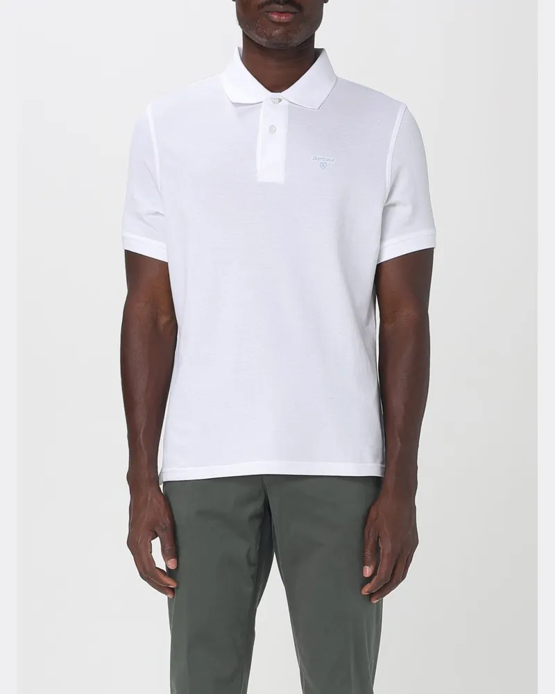 Barbour Polo herren Weiß