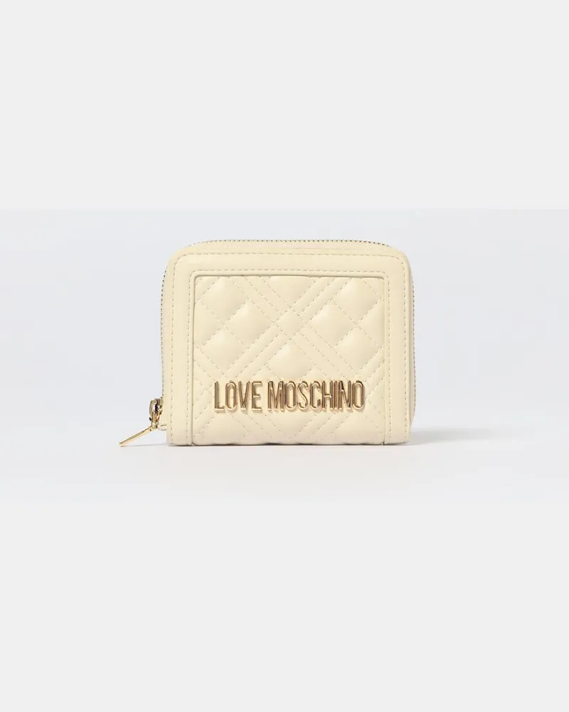 Moschino Geldbörsen damen Ivory