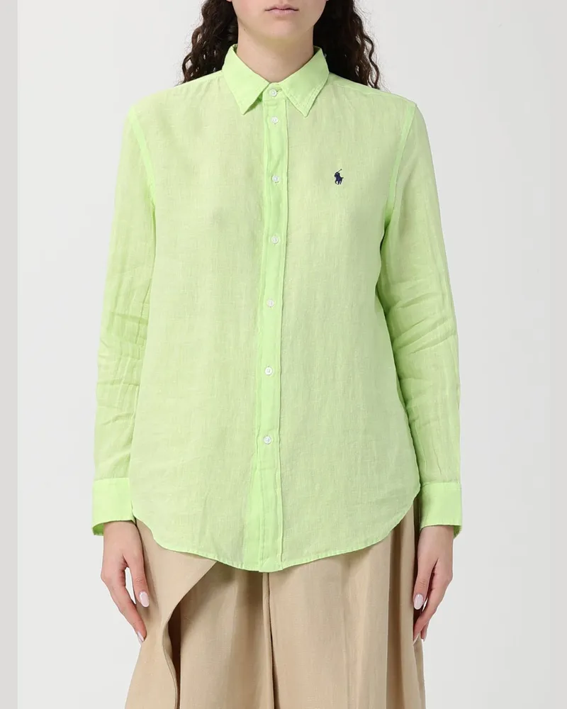 Ralph Lauren Hemdbluse damen Zitronengelb
