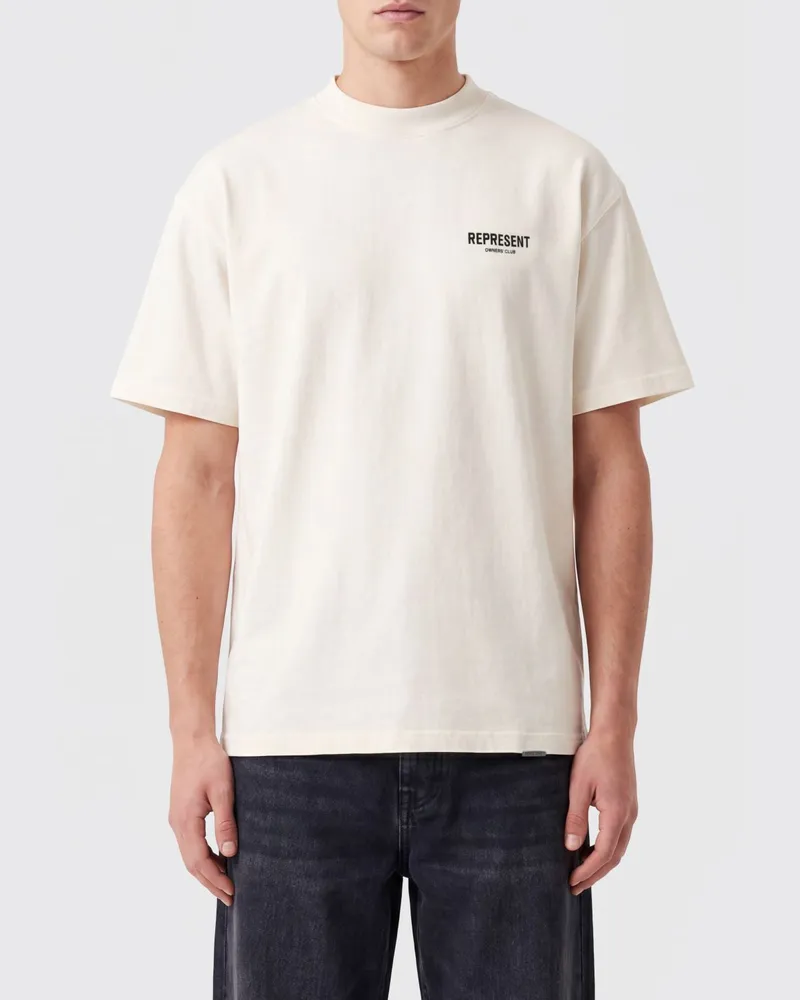 REPRESENT Oversize-T-Shirt mit Logo Weiss