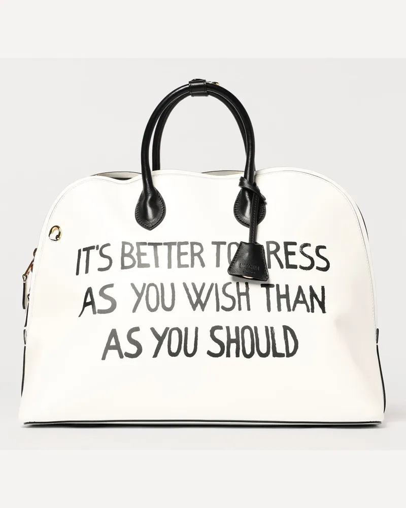 Moschino Umhngetasche damen Weiß