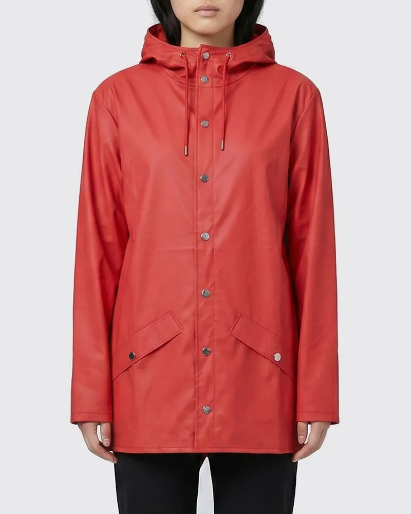 RAINS Jacke damen Braun