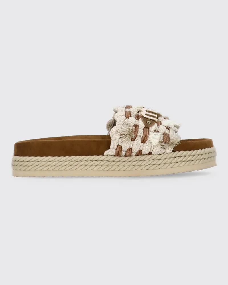 Mou Flache sandalen damen Beige