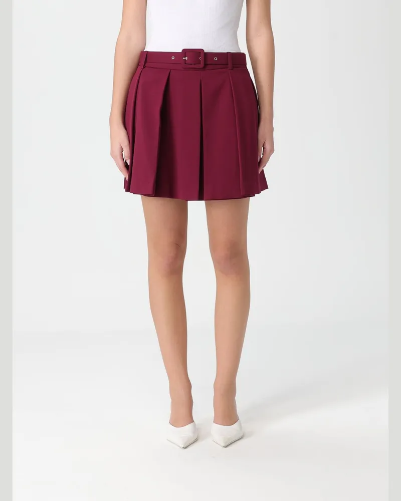 Simona Corsellini Rock damen Burgunderrot