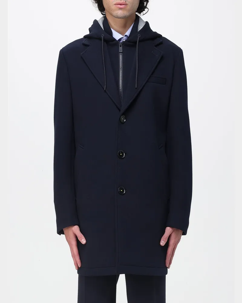 Manuel Ritz Mantel herren Blau