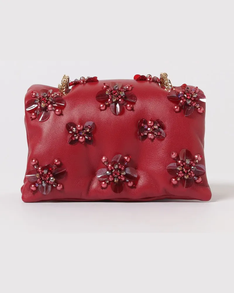 Giambattista Valli Schultertasche damen Burgunderrot