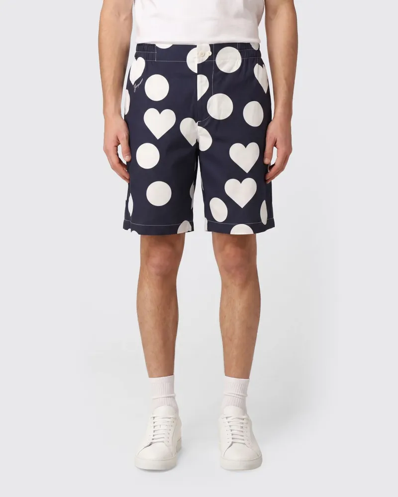 Jacquemus Bedruckte Baumwollshorts Bunt