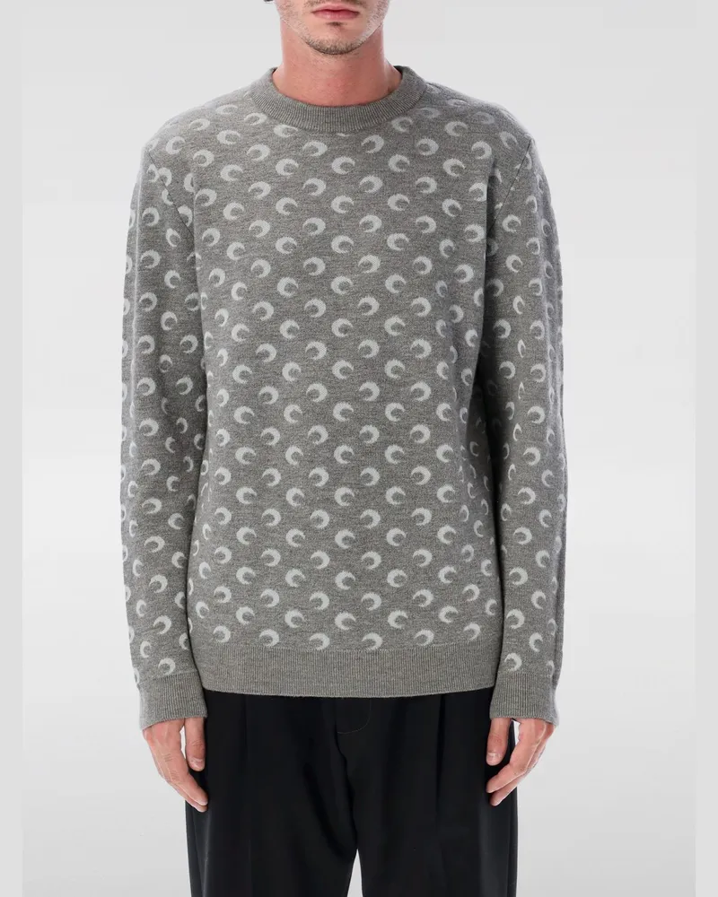 Marine Serre Pullover herren Grau