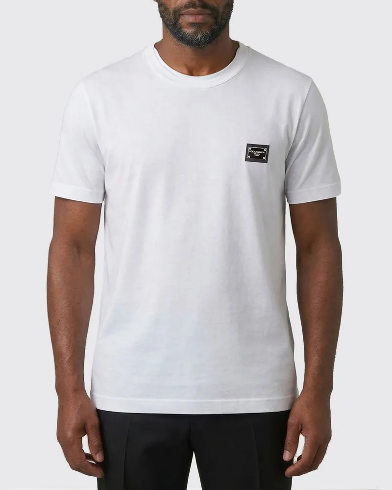 Dolce & Gabbana T-shirt herren Dolce & Gabbana Weiß