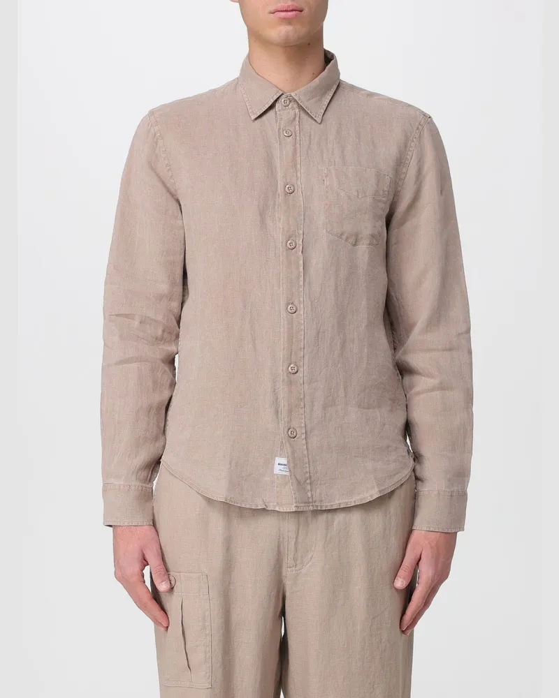 Blauer Hemd herren Beige