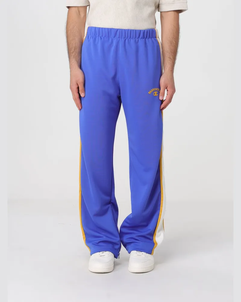Champion Jogginghose aus Baumwollmischung mit elastischem Bund und Taschen Blau